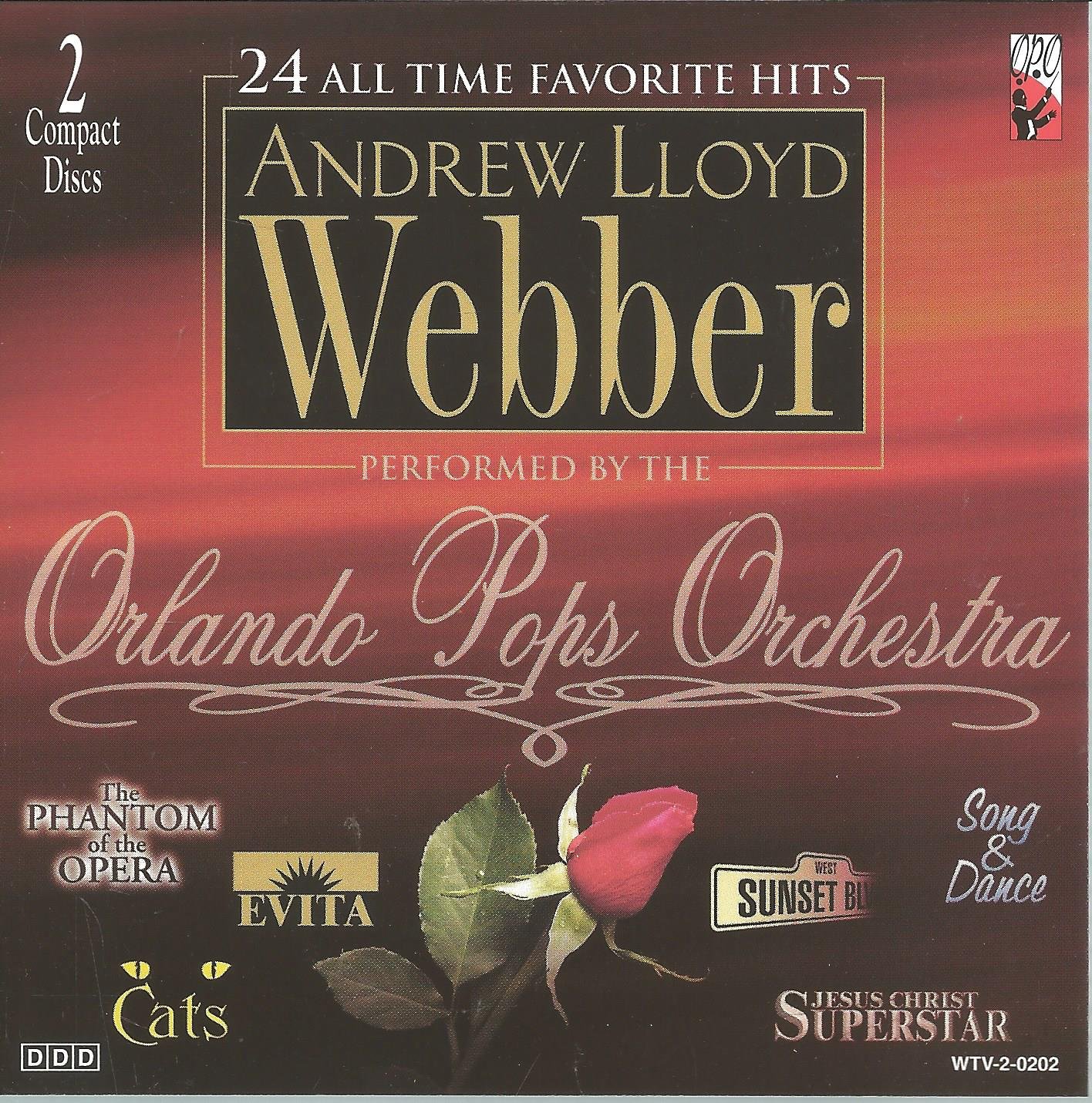 Image 0 of 24 ALL TIME FAVORITE HITS - ANDREW LLOYD WEBBER - PERFORMED BY THE ORLANDO POPS 