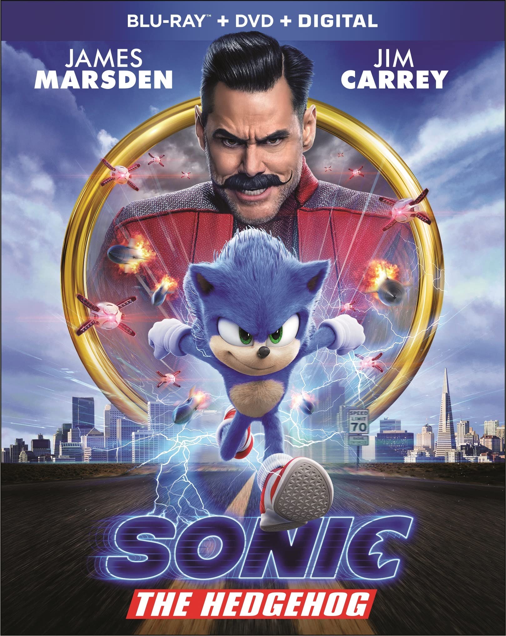 Image 0 of Sonic the Hedgehog (Blu-ray + DVD + Digital)