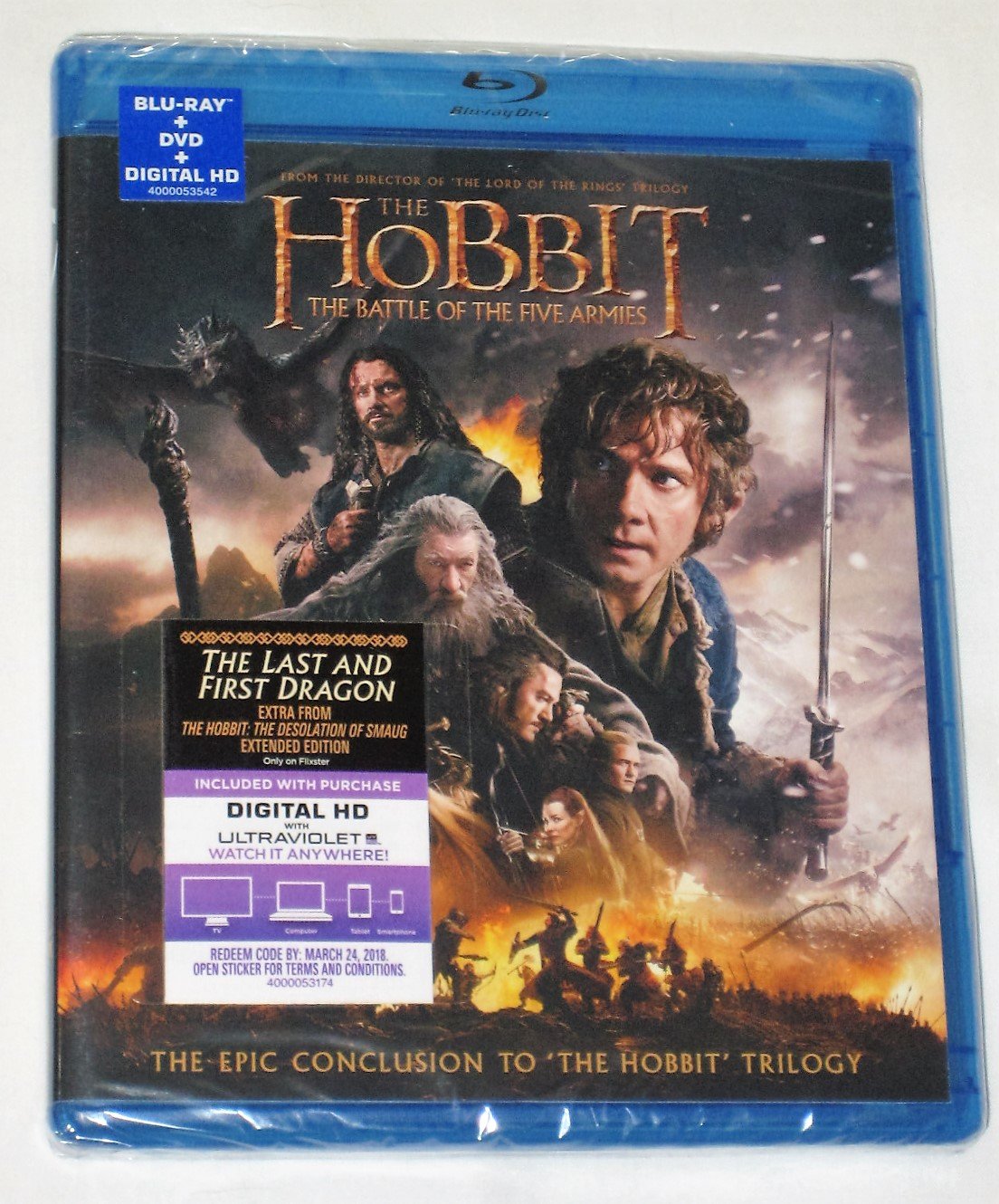 Image 0 of Hobbit, The: The Battle of Five Armies (Blu-ray)