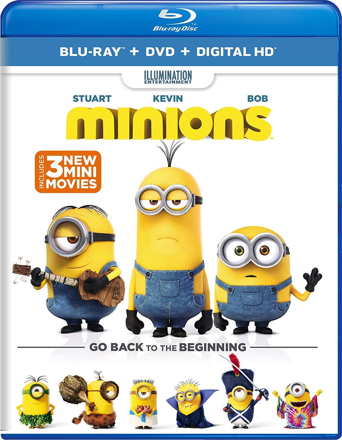 Image 0 of Minions (Blu-ray + DVD + Digital)