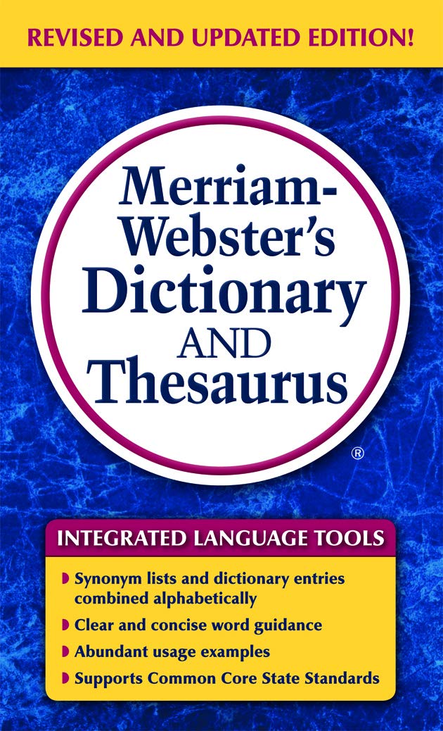 Image 0 of Merriam-Webster's Dictionary and Thesaurus, Mass-Market Paperback