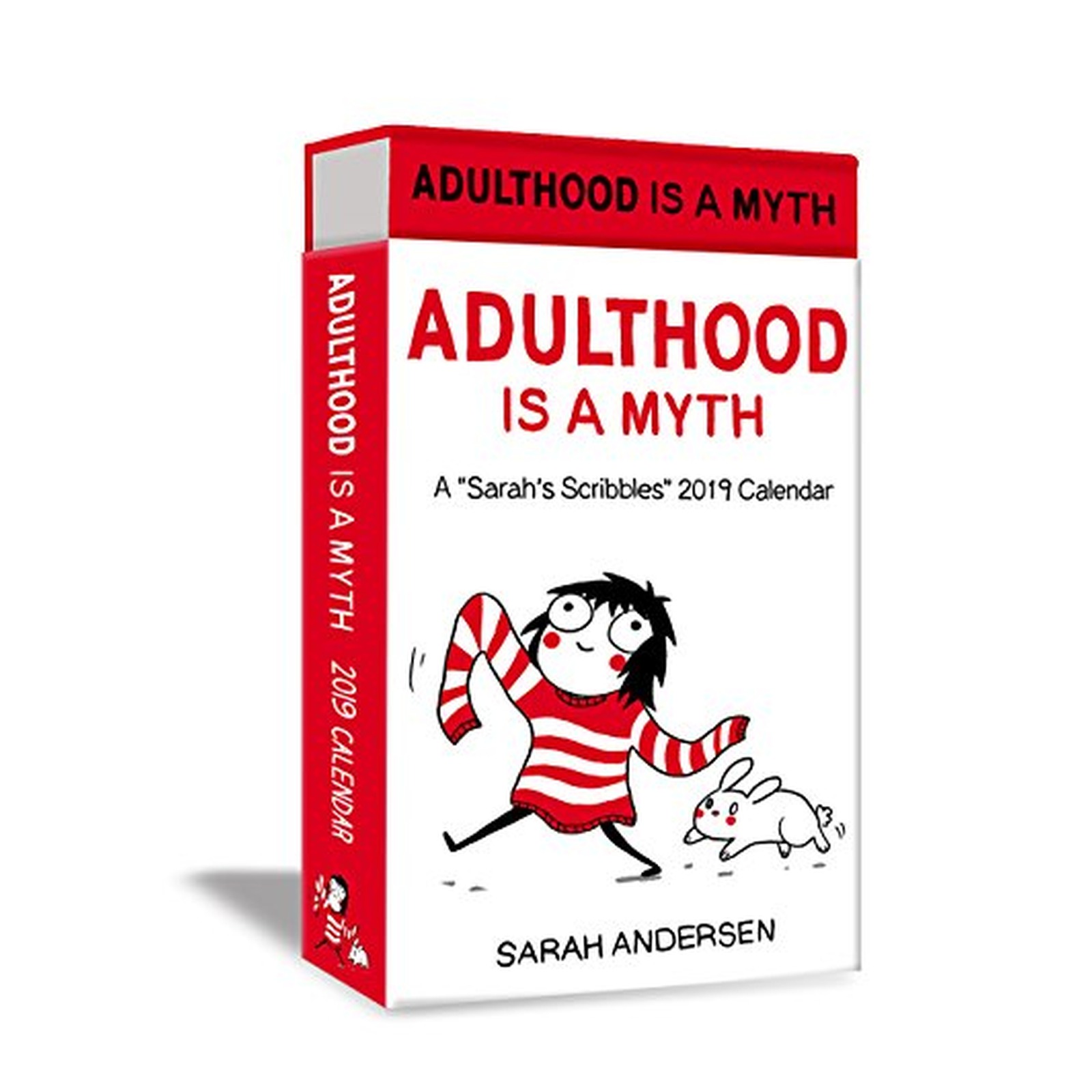 Image 0 of Sarah's Scribbles 2019 Deluxe Day-to-Day Calendar: Adulthood Is a Myth