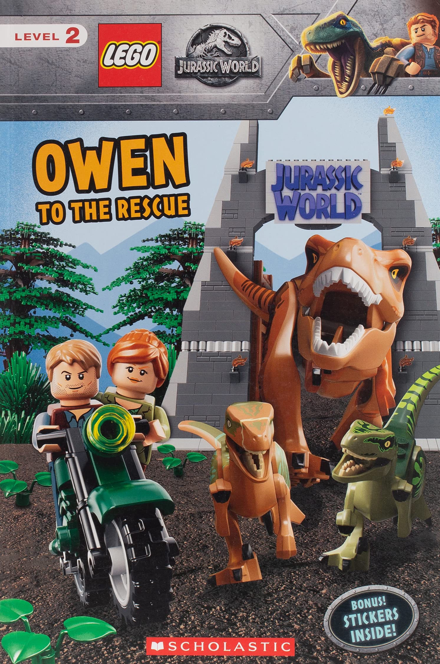 Image 0 of Owen to the Rescue (LEGO Jurassic World: Reader with Stickers)