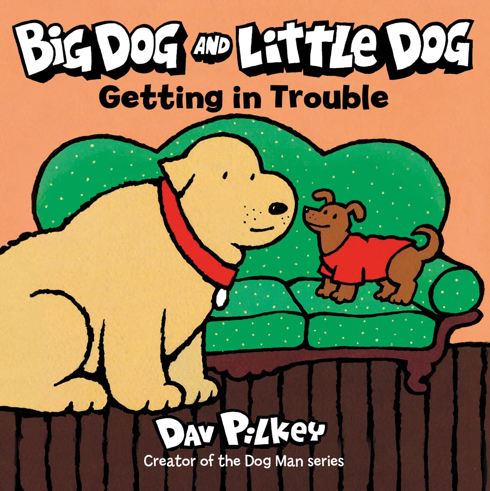 Image 0 of Big Dog and Little Dog Getting in Trouble