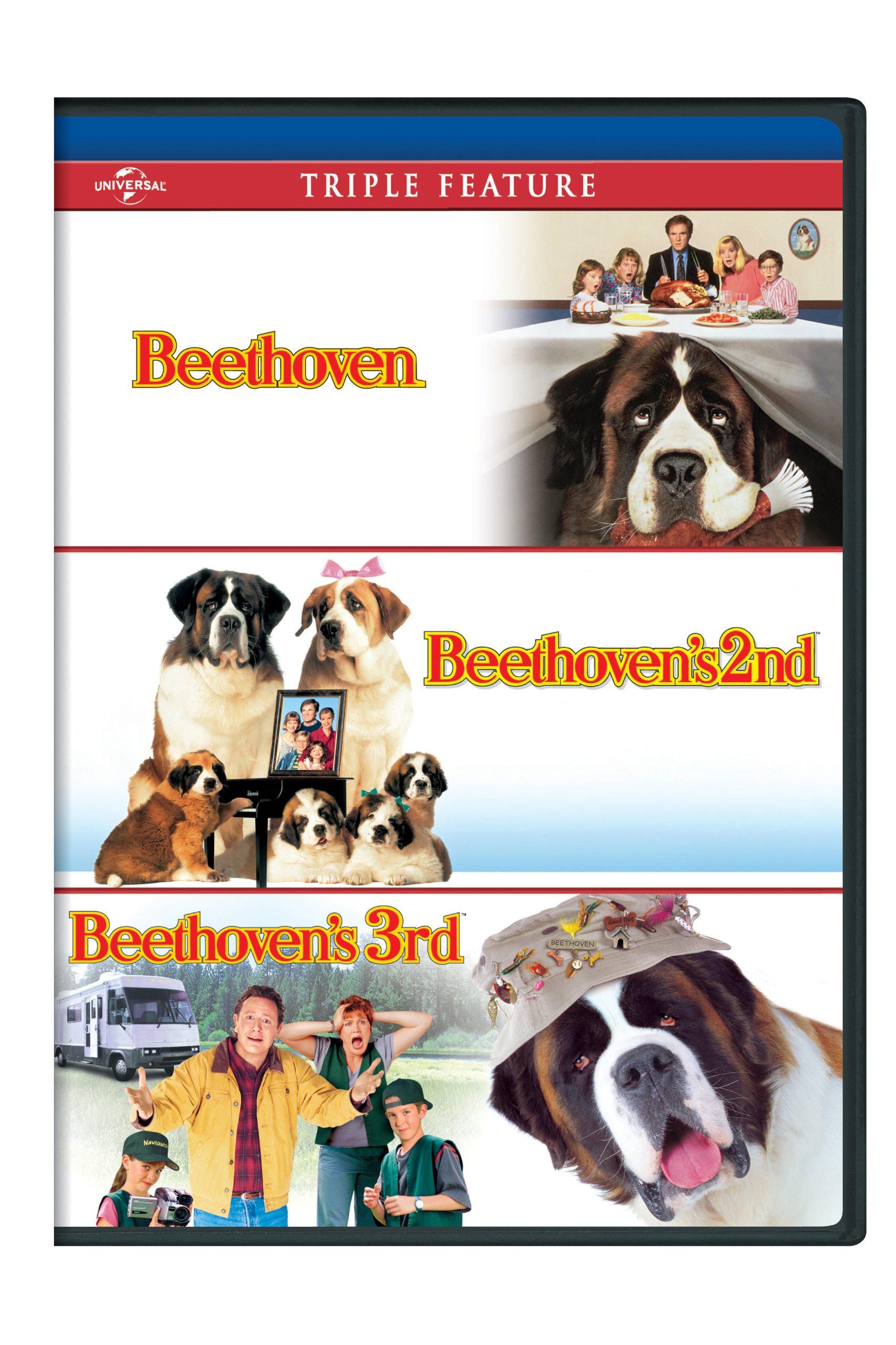 Image 0 of Beethoven / Beethoven's 2nd / Beethoven's 3rd Triple Feature [DVD]