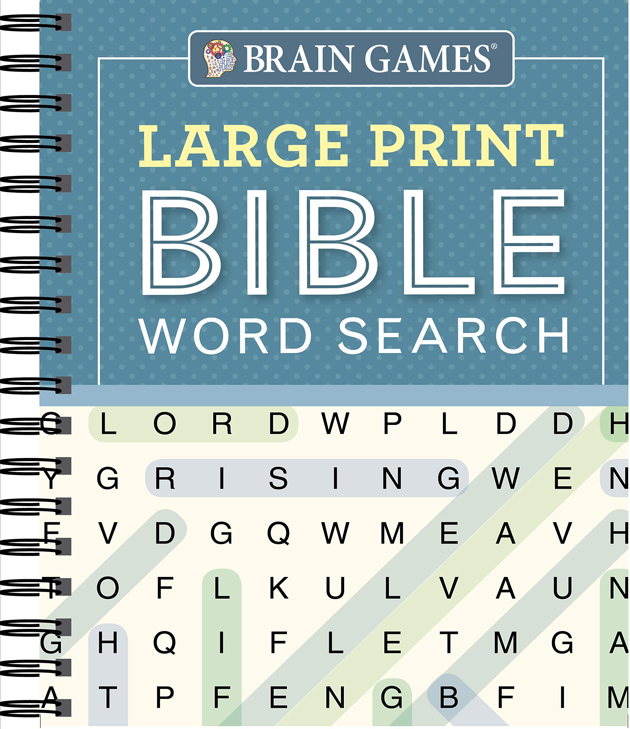 Image 0 of Brain Games - Large Print Bible Word Search (Blue) (Brain Games - Bible)