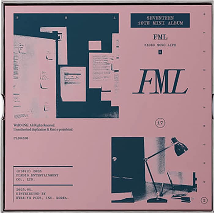 Image 0 of SEVENTEEN : FML (Faded Mono Life Ver.) 10th Mini Album CD-R+Outbox+Photobook+Lyr