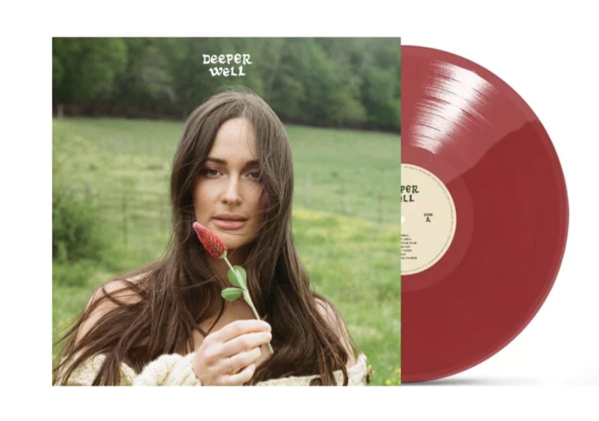 Image 0 of Kacey Musgraves - Deeper Well Half Opaque and Half Transparent Red Exclusive Vin