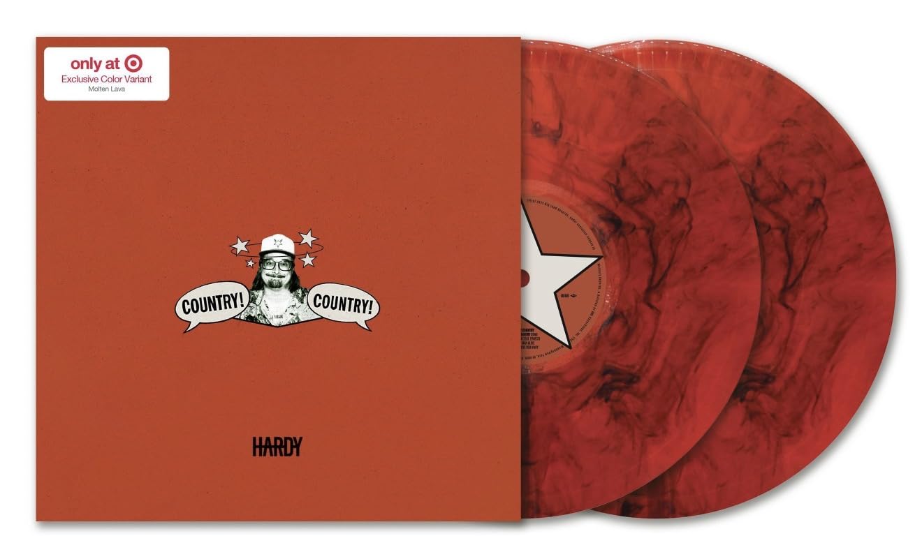 Image 0 of Hardy - Country! Country! 2x Vinyl Molten Lava