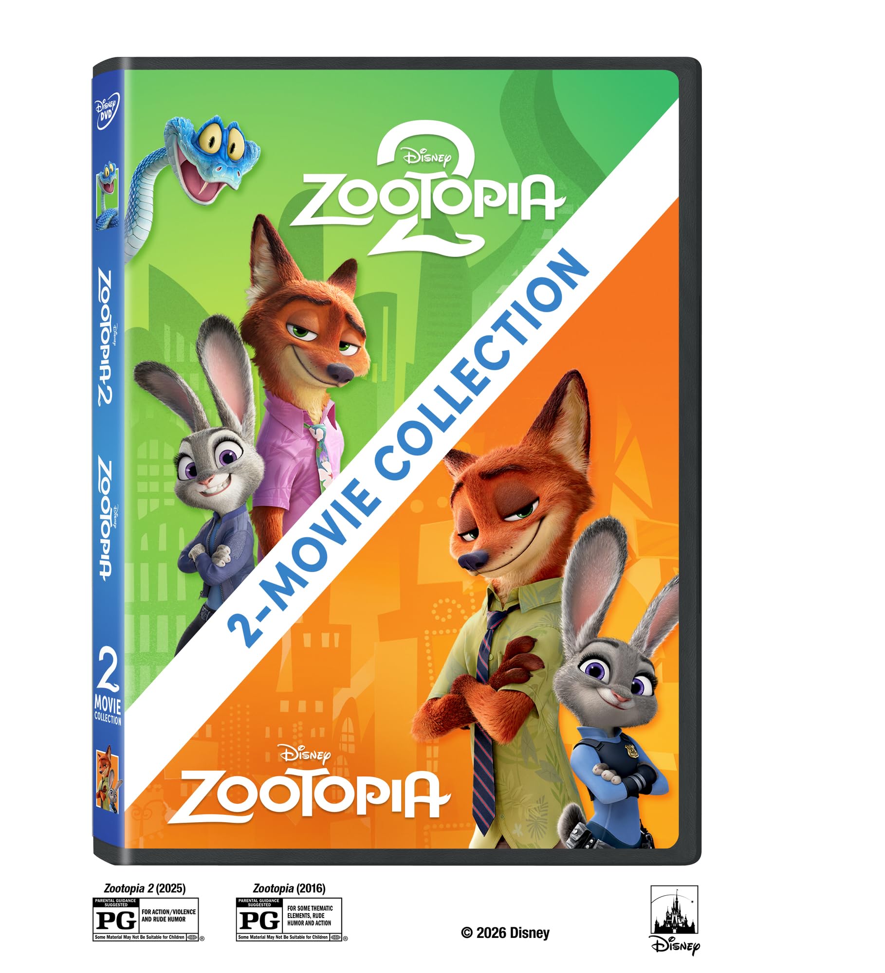 Image 0 of Zootopia 2 / Zootopia - Multi-Feature (2 Disc) - DVD