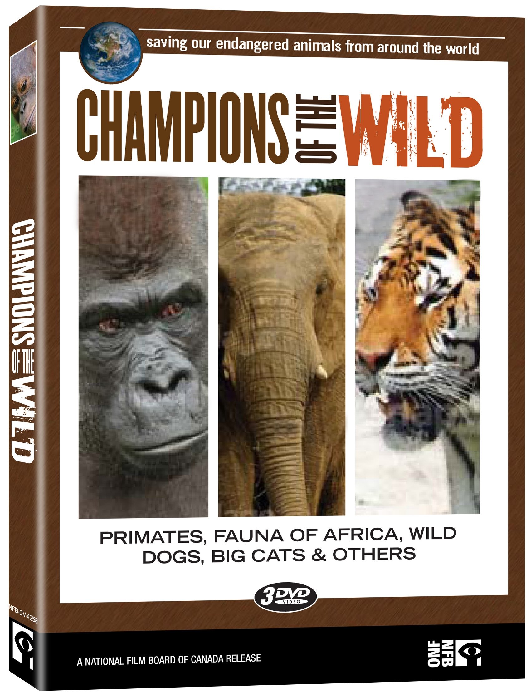 Image 0 of Champions of the Wild: Primates / Fauna of Africa / Wild Dogs, Big Cats & Others