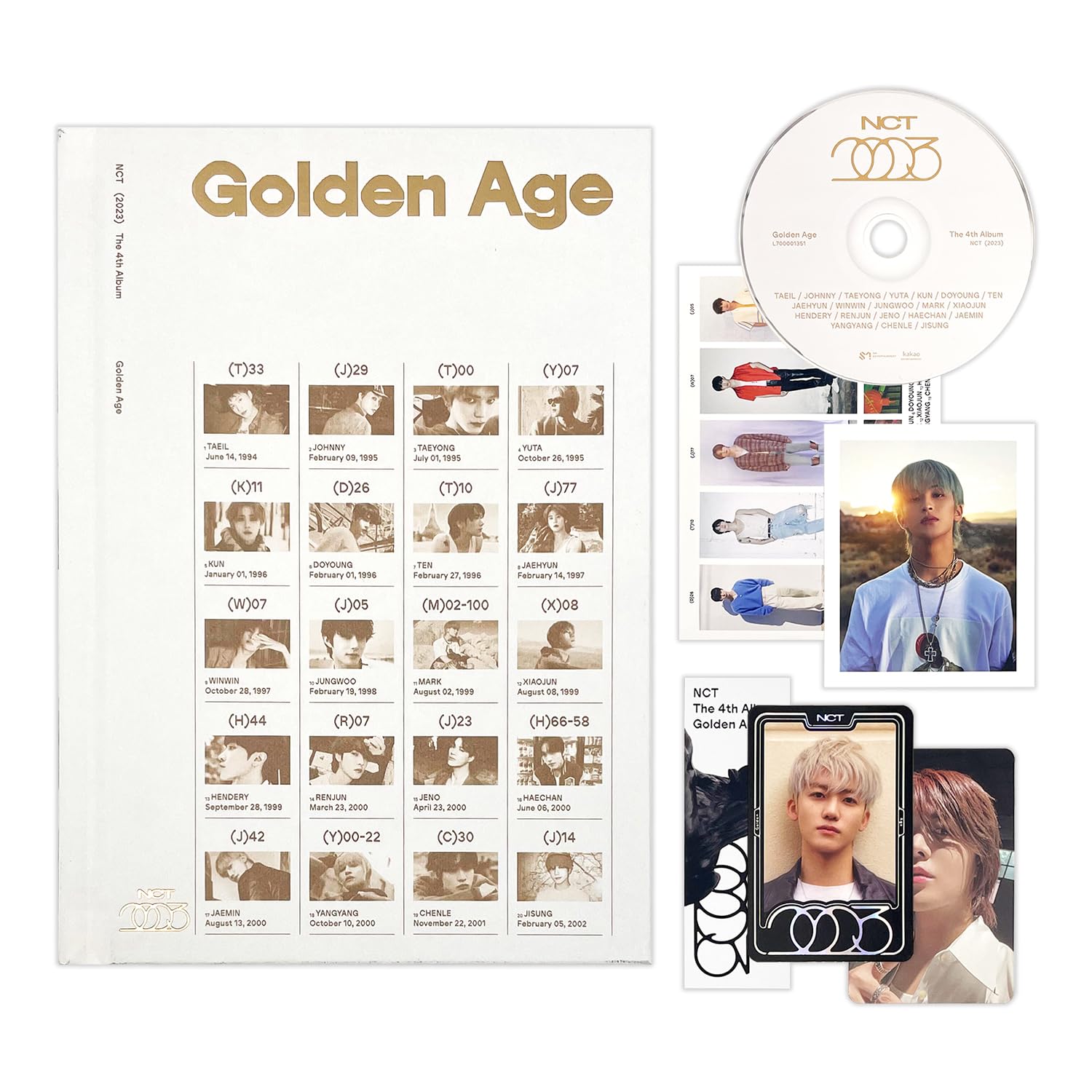 Image 0 of NCT - 4th Album [Golden Age] (Archiving Ver.) Photo Book + CD-R + Bookmark + Sti