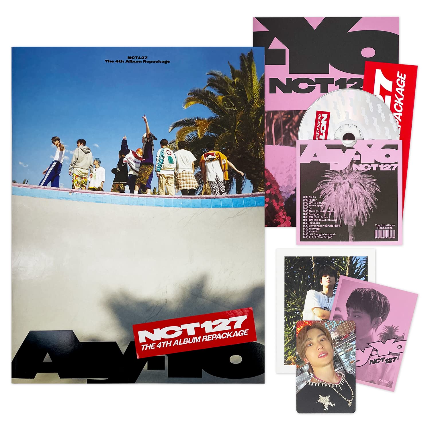 Image 0 of NCT 127 - 4th Album Repackage [Ay-Yo] (A Ver.) CD-R + Photo Book + Postcard + Fo