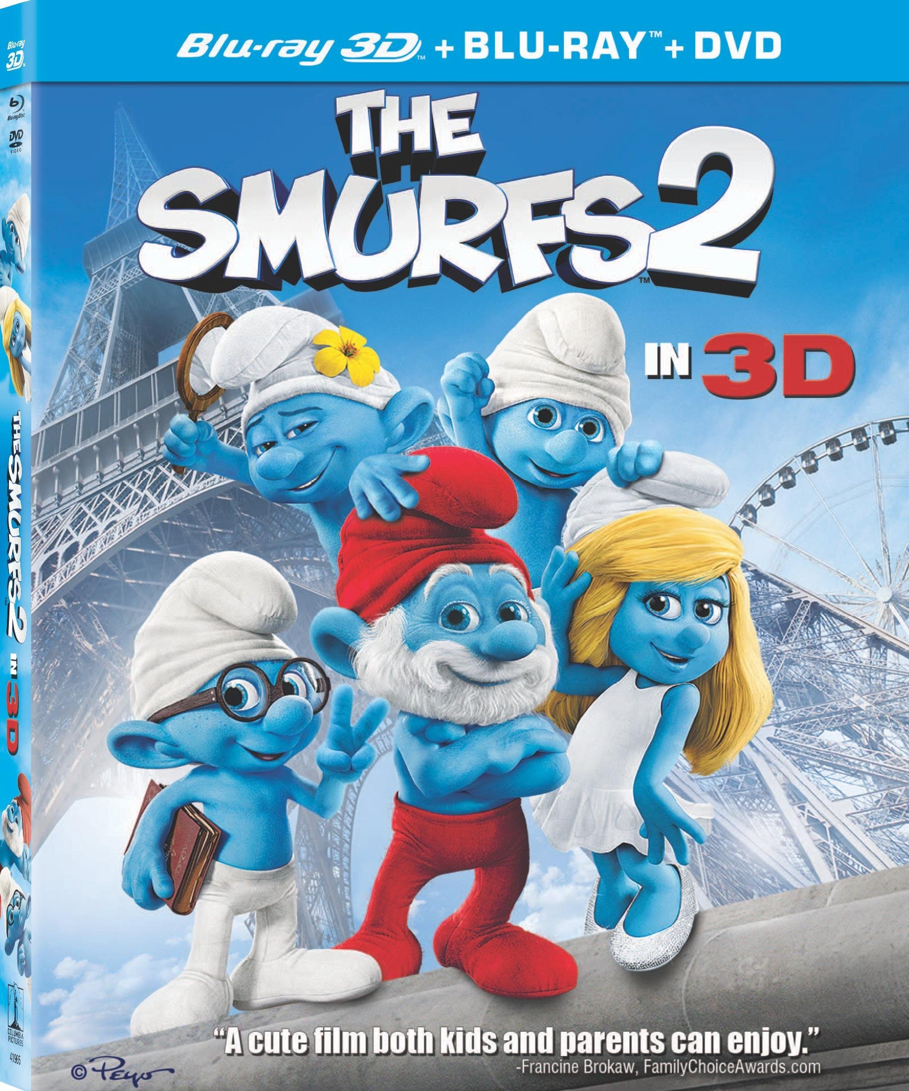 Image 0 of The Smurfs 2 (Three-Disc Combo: Blu-ray 3D / Blu-ray / DVD + UltraViolet Digital