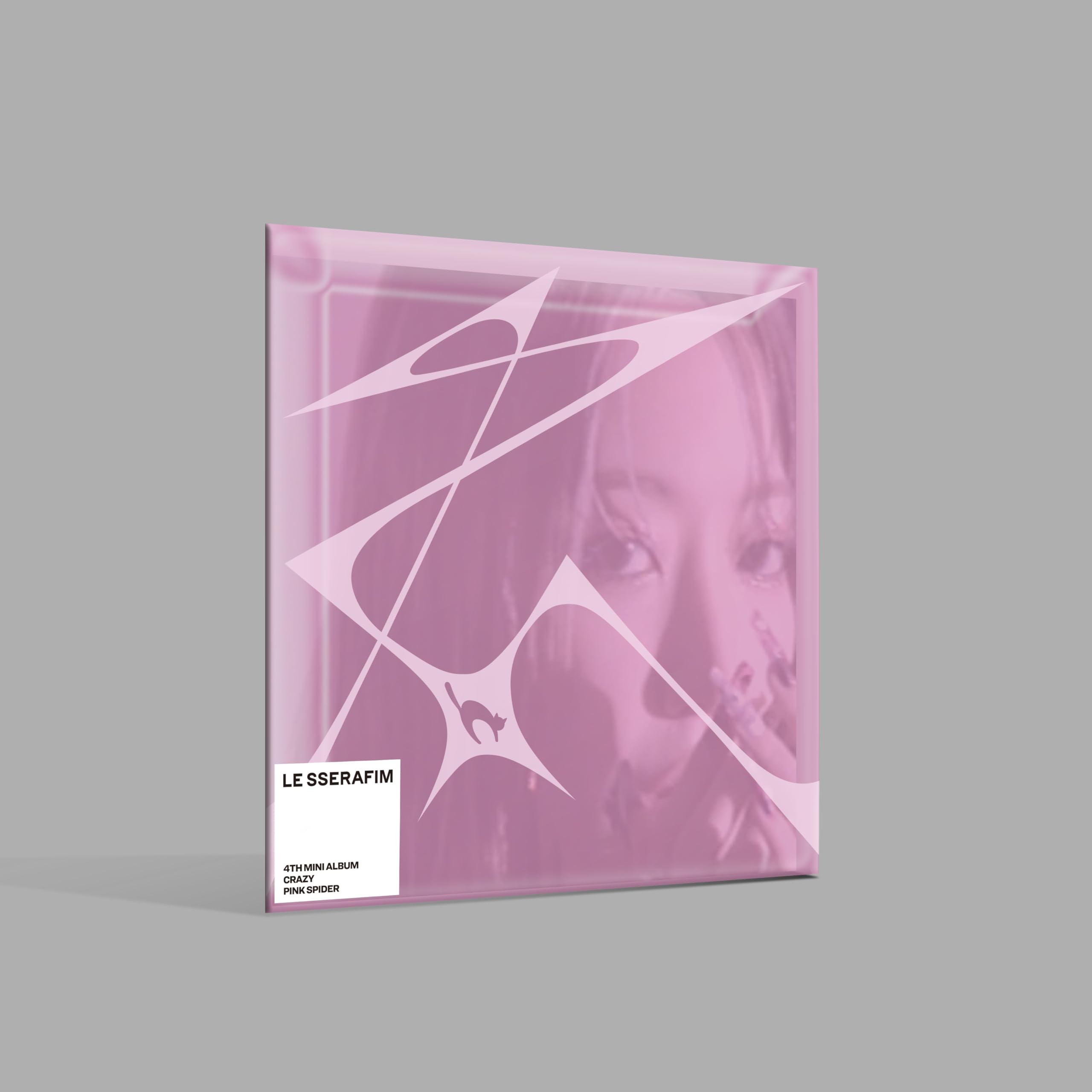 Image 0 of LE SSERAFIM 4th Mini Album [CRAZY] Compact PINK SPIDER Version (kura) + [Extra S